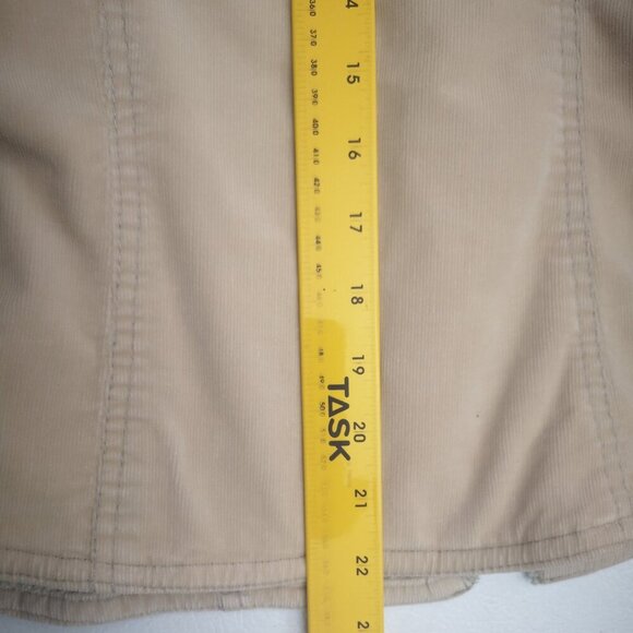 For Joseph "Fortune" Ladies Size Small Beige Sherpa Lined Corduroy Jacket - Picture 11 of 11